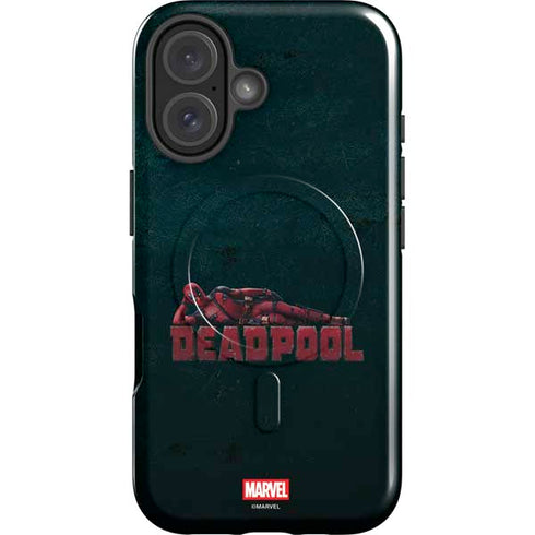 Marvel Deadpool Legacy Posing Deadpool iPhone 16 Plus Magsafe Impact Case